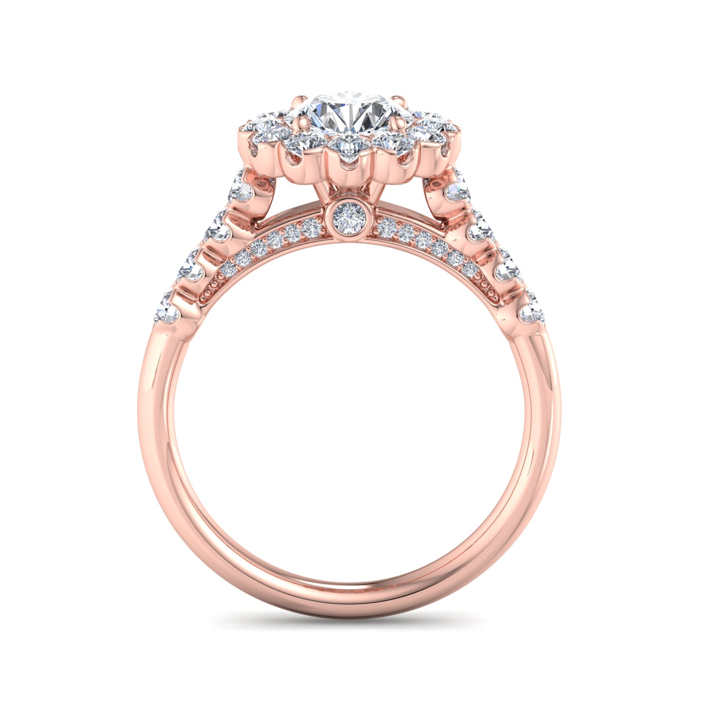 Juliet Halo Engagement Ring